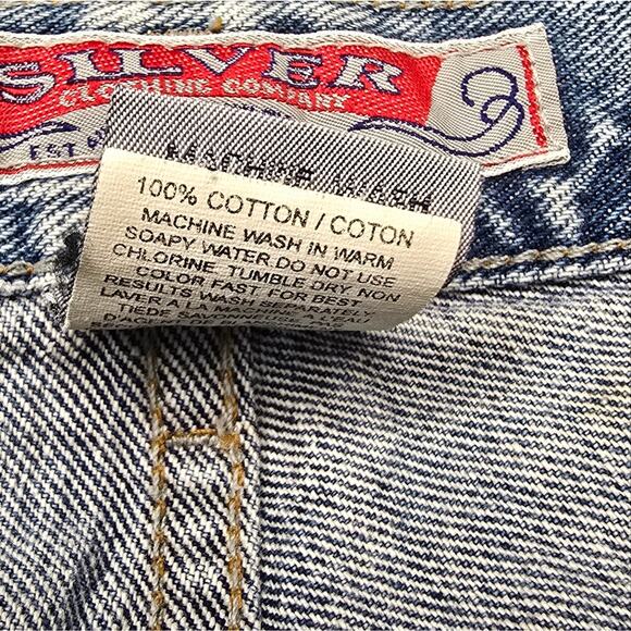 Silver Jeans Frisco High Rise Straight‎ Leg Button Fly Jeans Size 26 - Picture 13 of 13